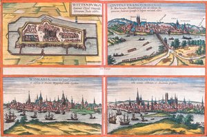 Wittenberg, Frankfurt, Wismar, Rostock, Deutschland