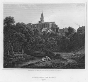 Dumfermling Abbey, Fifeshire von George (after) Arnald