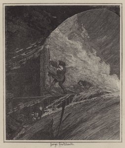 Illustration für Jack Sheppard von George (after) Cruikshank