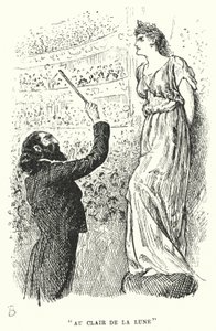 Illustration für Trilby von George du Maurier von George (after) Du Maurier