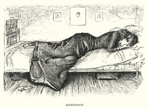Illustration für Trilby von George du Maurier (Kupferstich) von George (after) Du Maurier