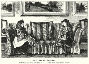 Punch-Karikatur: Nicht zu schlagen (Gravur) von George (after) Du Maurier