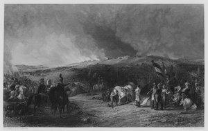 Die Schlacht von Borodino, nach dem Bild in der Vernon-Galerie