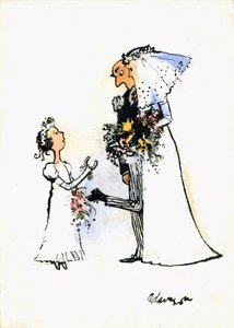 Hufeisenabsatz zur Hochzeit