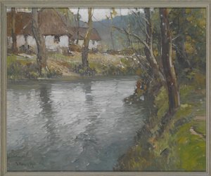 Grauer Tag in der Normandie, ca. 1910
