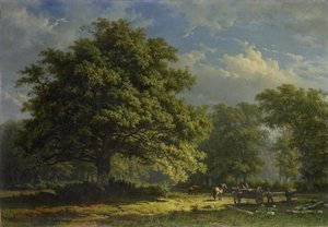 Ansicht im Bentheimer Wald von George Andries Roth