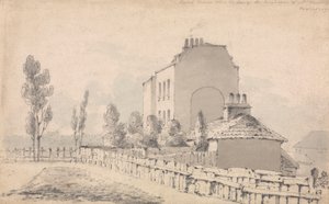 Lammhof in der Nähe von Hackney, die Residenz von Hick? Richmond Road von George Arnald