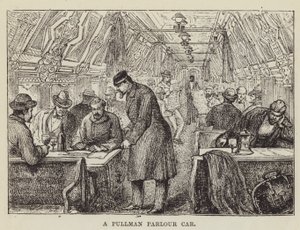 Ein Pullman-Salonwagen von George Augustus Sala