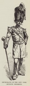 Tambourmajor des siebten Regiments von New York