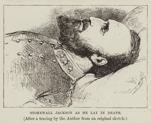 Stonewall Jackson im Tod von George Augustus Sala