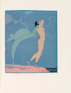 Illustration für Les Chansons de Bilitis von Pierre Louÿs von George Barbier