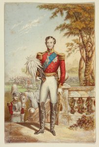 Seine Königliche Hoheit Prinz Albert (Hirschlederhosen) von George Baxter