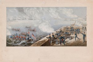 Flottenschau der britischen Flotte usw., Portsmouth von George Baxter