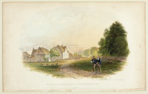 Das Missionsgelände der Station Kuruman von George Baxter