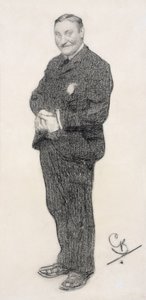 Porträt von H. G. Wells von George Belcher