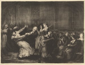 Tanz in einer Irrenanstalt von George Bellows
