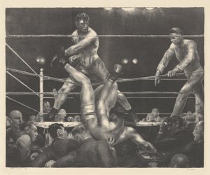 Dempsey und Firpo von George Bellows