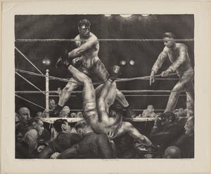 Dempsey und Firpo von George Bellows
