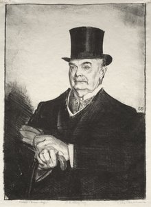 W. E. Story, Esq., zweiter Zustand von George Bellows
