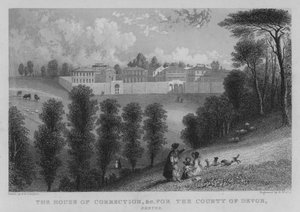 Das Zuchthaus, etc. für die Grafschaft Devon, Exeter (Gravur) von George Bryant Campion
