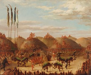 Stiertanz, Mandan O-kee-pa Zeremonie, 1832