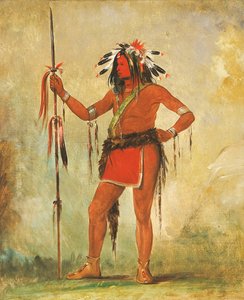 Cáh-be-múb-bee, Der überall sitzt, ein Tapferer, 1835