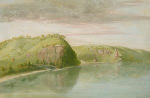 Dubuques Grab, Oberer Mississippi, 1835-1836 von George Catlin