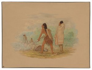 Flachkopf-Indianer von George Catlin