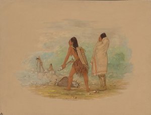 Flathead-Indianer, 1861 von George Catlin