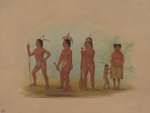 Klatsop-Indianer, 1855-1869 von George Catlin