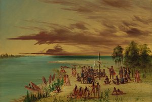 La Salle beansprucht Louisiana für Frankreich, 9. April 1682