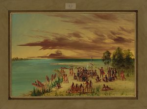 La Salle beansprucht Louisiana für Frankreich, 9. April 1682, 1847-48
