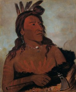 Mah-tó-che-ga, Kleiner Bär, ein Hunkpapa-Krieger