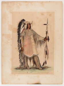 Mah-to-toh-pa, der Mandan-Häuptling von George Catlin