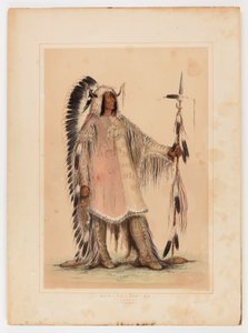 Mah-to-toh-pa, der Mandan-Häuptling von George Catlin