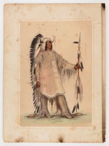 Mah-to-toh-pa, der Mandan-Häuptling von George Catlin