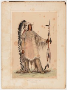 Mah-to-toh-pa, der Mandan-Häuptling von George Catlin