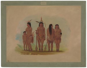 Mitglieder des Payaguas-Stammes