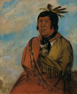 Na-pów-sa, Bär, der nachts reist, ein Häuptling von George Catlin