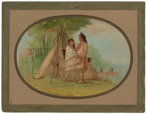 Nayas-Indianer von George Catlin