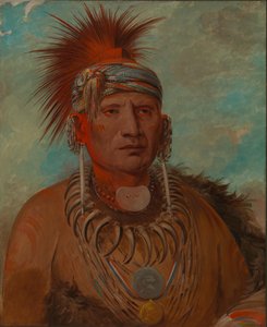 Neu-mon-ya, Gehender Regen, Kriegshäuptling, 1844-1845