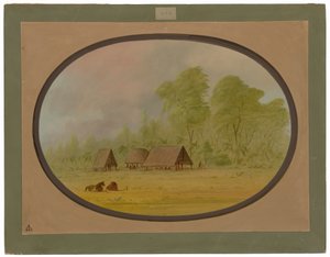 Pacapacurus-Dorf von George Catlin