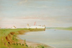 Rock Island, Garnison der Vereinigten Staaten von George Catlin