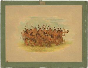 Skalptanz - Sioux von George Catlin