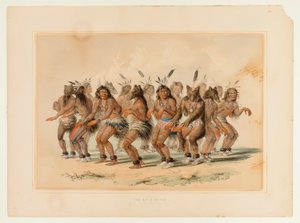 Der Bärentanz--Nr. 18 von George Catlin