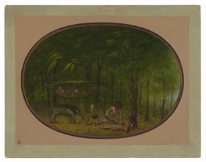 Der Große Ameisenbär von George Catlin