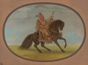 Der rennende Fuchs auf einem feinen Pferd - Saukie, 1861-1869