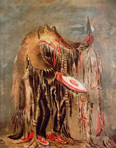 Der weiße Büffel, ca. 1840 von George Catlin