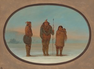 Drei Eskimos, 1855-1869