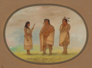 Drei Potowotomie-Indianer